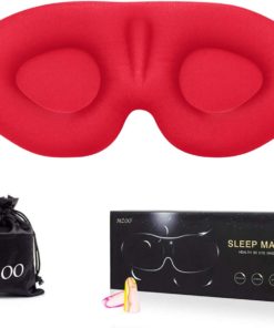  MZOO Sleep Eye Mask for Men Women, Zero Eye Pressure